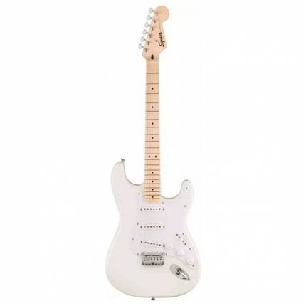 Squier Stratocaster ホワイト系 Електрогітара Squier by Fender Sonic Stratocaster HT MN Arctic