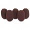 Rycote Lavalier Foams Brown (10 packs of 5)