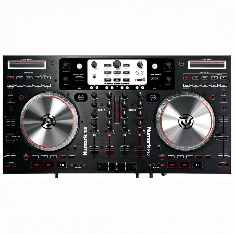 DJ контроллер Numark NS6 - купить DJ контроллеры в магазине музыкальных ...