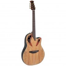 Ovation Celebrity Elite Plus CE44P Mid Cutaway Natural Spalted Maple