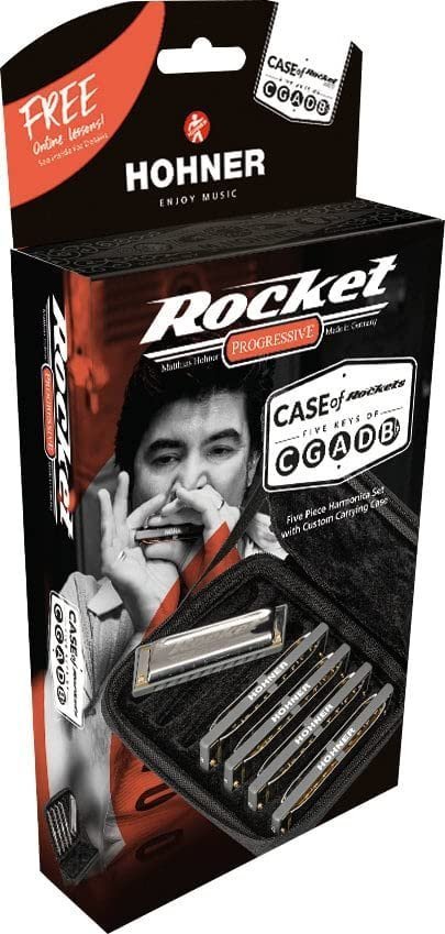 Губна гармошка Hohner Progressive Rocket ProPack M20135XP C,G,A,D,Bb-major (5 pc.)