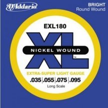 D'Addario EXL180 XL Extra Super Light 35-95