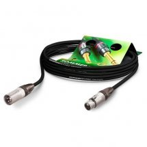Sommer Cable MEMF-215-1000-SW Speaker cable Meridian, 2 x 1,50 mm² | XLR / XLR, NEUTRIK