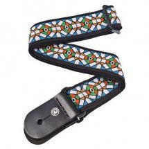 Planet Waves PW50E02 Woven Guitar Strap, Stained Glass