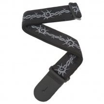 Planet Waves PW50F04 Woven Guitar Strap, Barbed Wire