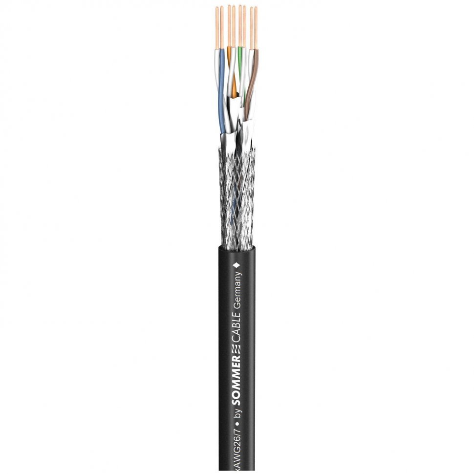 Сетевой кабель Sommer Cable 580-0401 SC-MERCATOR CAT.6a highflex, PVC AWG26/7 Сетевой кабель Sommer Cable 580-0401 SC-MERCATOR CAT.6a highflex, PVC AWG26/7