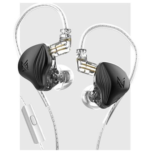 Наушники KZ Audio ZEX BLACK NO MIC
