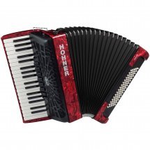  Hohner Bravo III 80 Red A16432 SilentKey