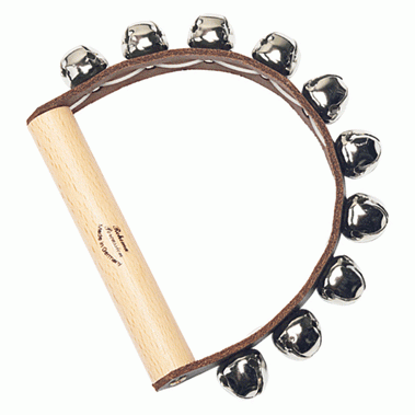 Тамбурин Rohema Leather Handbell 6 + 1 bells - Фото №45676