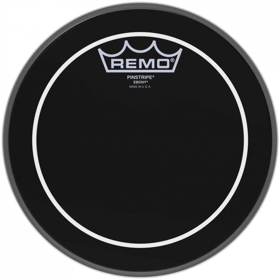 Пластик для тома Remo Pinstripe Ebony ES-0608-PS Пластик для тома Remo Pinstripe Ebony ES-0608-PS