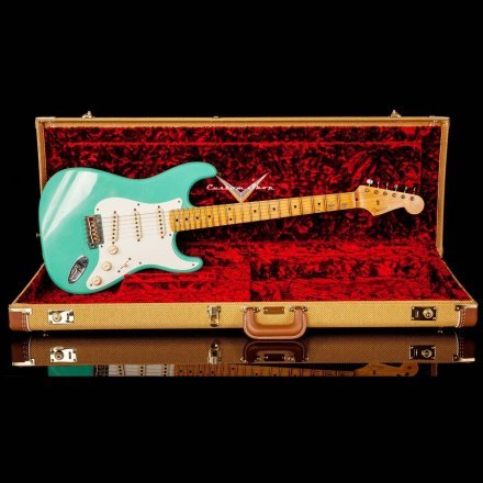 Электрогитара Fender Custom Shop Limited Edition 1957 Stratocaster Journeyman Relic Aged Sea Foam Green - Фото №140178