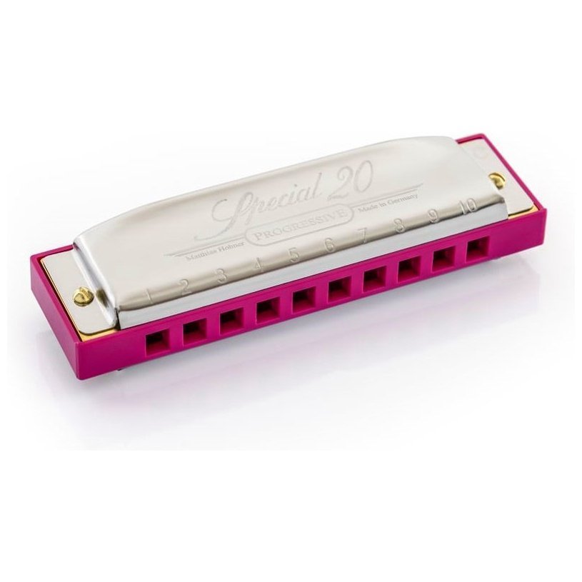Губна гармошка Hohner Progressive Special 20 Pink M568016 C-major