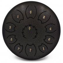  Fzone STD6I11N Black Steel Tongue Drum