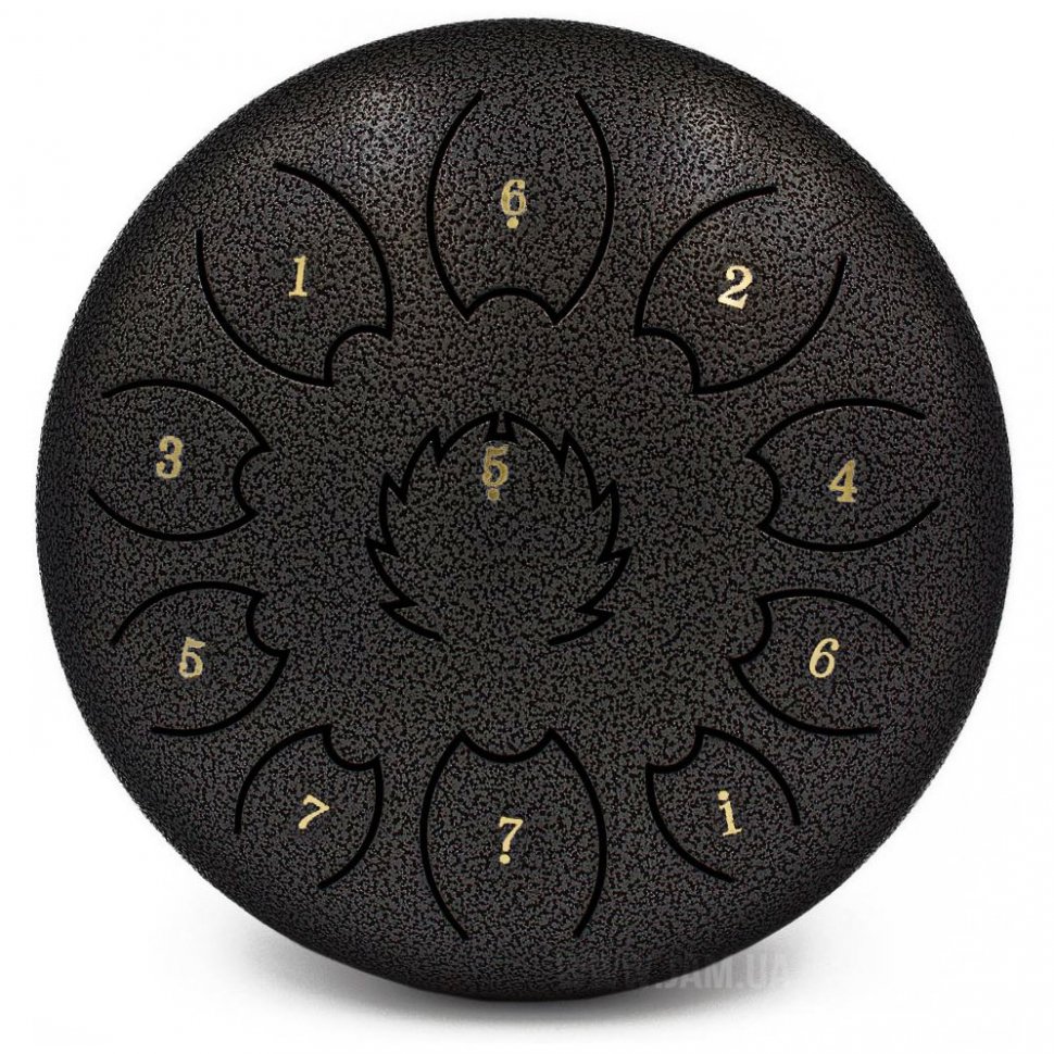 Глюкофон Fzone STD6I11N Black Steel Tongue Drum