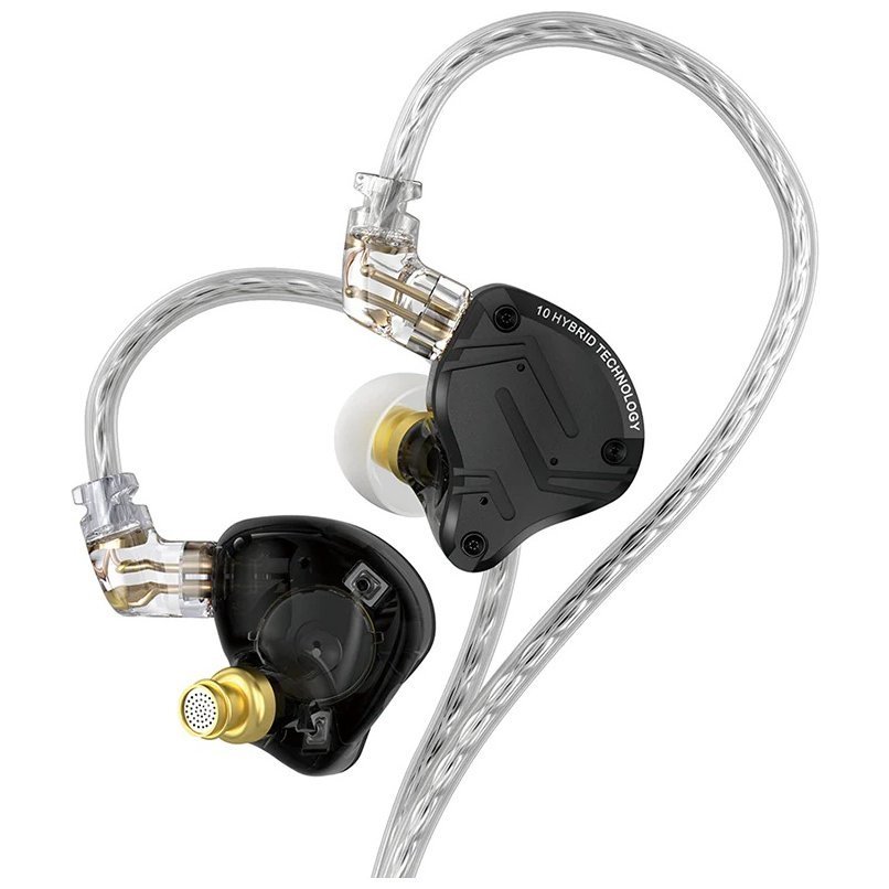 Навушники KZ Audio ZS10 PRO X BLACK NO MIC