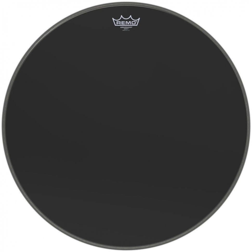 Пластик для бас-барабана Remo Ambassador Ebony ES-1022-00