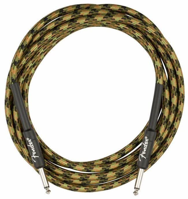 Кабель инструментальный Fender Cable Professional Series 18,6' Woodland Camo