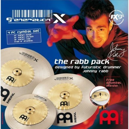 Набір тарілок для ударних Meinl GX-12/16/18 Generation X The Rabb Pack Cymbal Set - Фото №35240