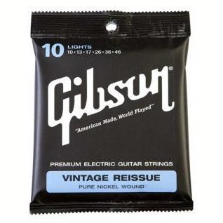 Струны для электрогитары Gibson SEG-VR10 Vintage Re-Issue Pure Nickel Wound (010-046) - Фото №18193