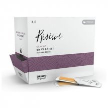 D'Addario Organic Reserve Classic Bb Clarinet #3.0 - 1 pc