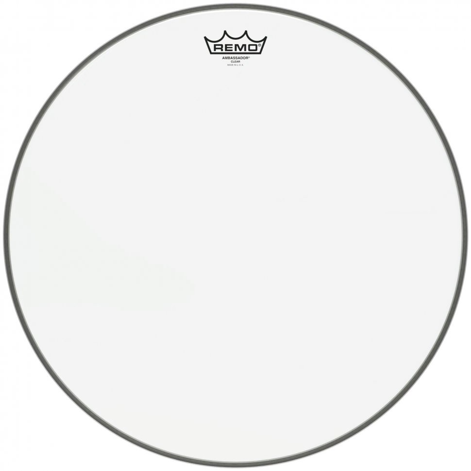 Пластик для малого барабана Remo Ambassador Clear BA-0318-00