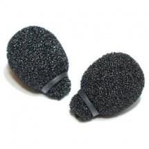 Rycote Miniature Lavalier Foams - Black (1 pack of 2)