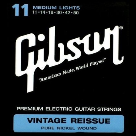 Струни до електрогітари Gibson SEG-VR11 Vintage Re-Issue Pure Nickel Wound .011-.050 - Фото №101738