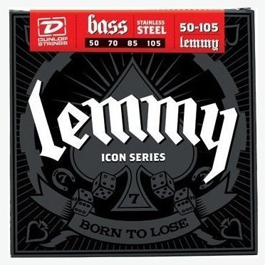 Струны для бас-гитары Dunlop LKS50105 Lemmy Signature 50-105 - Фото №18911