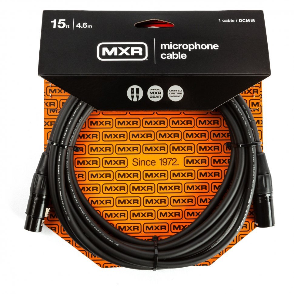 Кабель MXR DCM15 (XLR (m) - XLR (f) / 4,6 m)