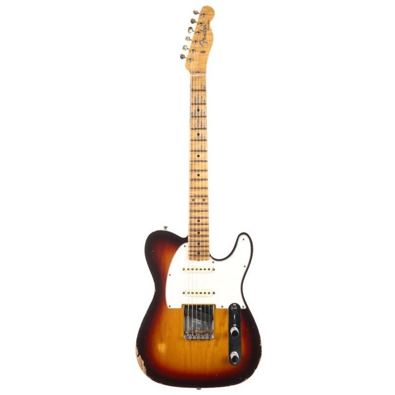 Электрогитара Fender Custom Shop Limited Hotshot Telecaster Relic Chocolate 3 Tone Sunburst