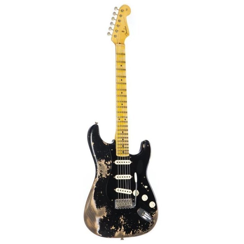 Электрогитара Fender Custom Shop Limited Edition Poblano Stratocaster Super Heavy Relic Aged Black