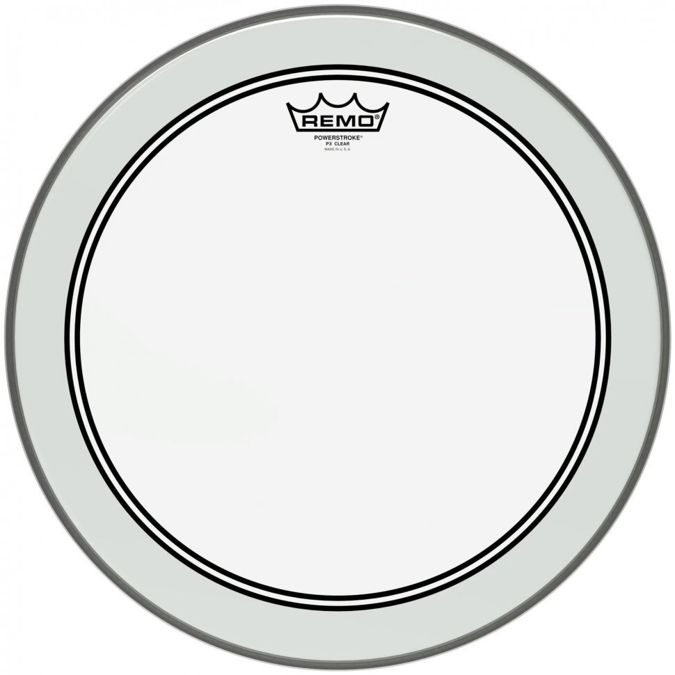 Пластик для томів Remo Powerstroke P3 Clear P3-0318-BP