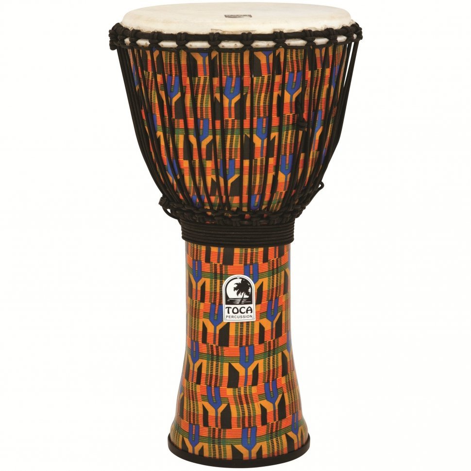 Джембе Toca Freestyle Rope Tuned SFDJ-12K (12") Kente Cloth