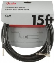 Fender CABLE PROFESSIONAL SERIES ANGLED 15' BLACK