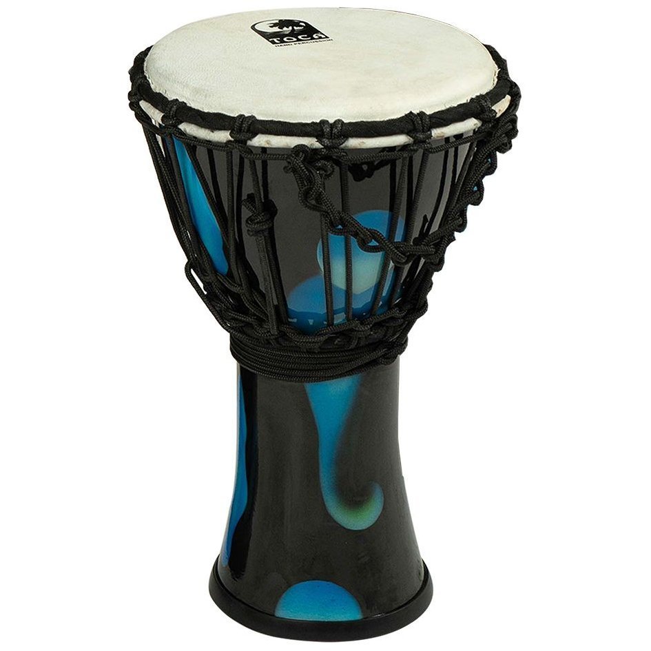 Джембе Toca Freestyle Rope Tuned SFMDJ-7BL (7") Blue Magma