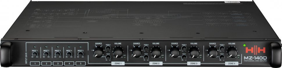 Підсилювач трансляційний HH MZ-140Q