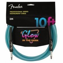 Fender Cable Professional Series 10' Glow In Dark Blue