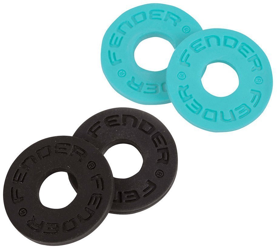 Прочая гитарная фурнитура Fender STRAP BLOCKS 4 PK 2 BLK/2 DPB