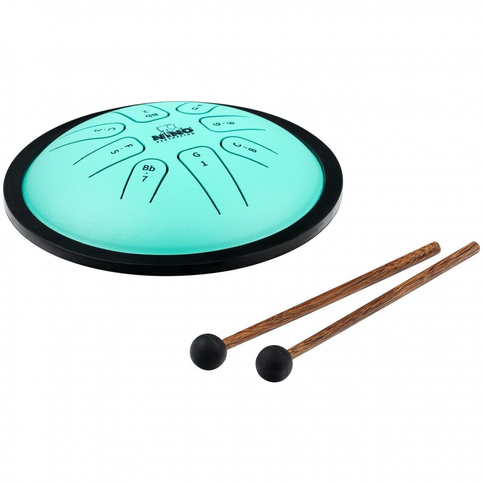 Глюкофоны Meinl Nino Steel Tongue Drum NINO982 (7") Mint Green