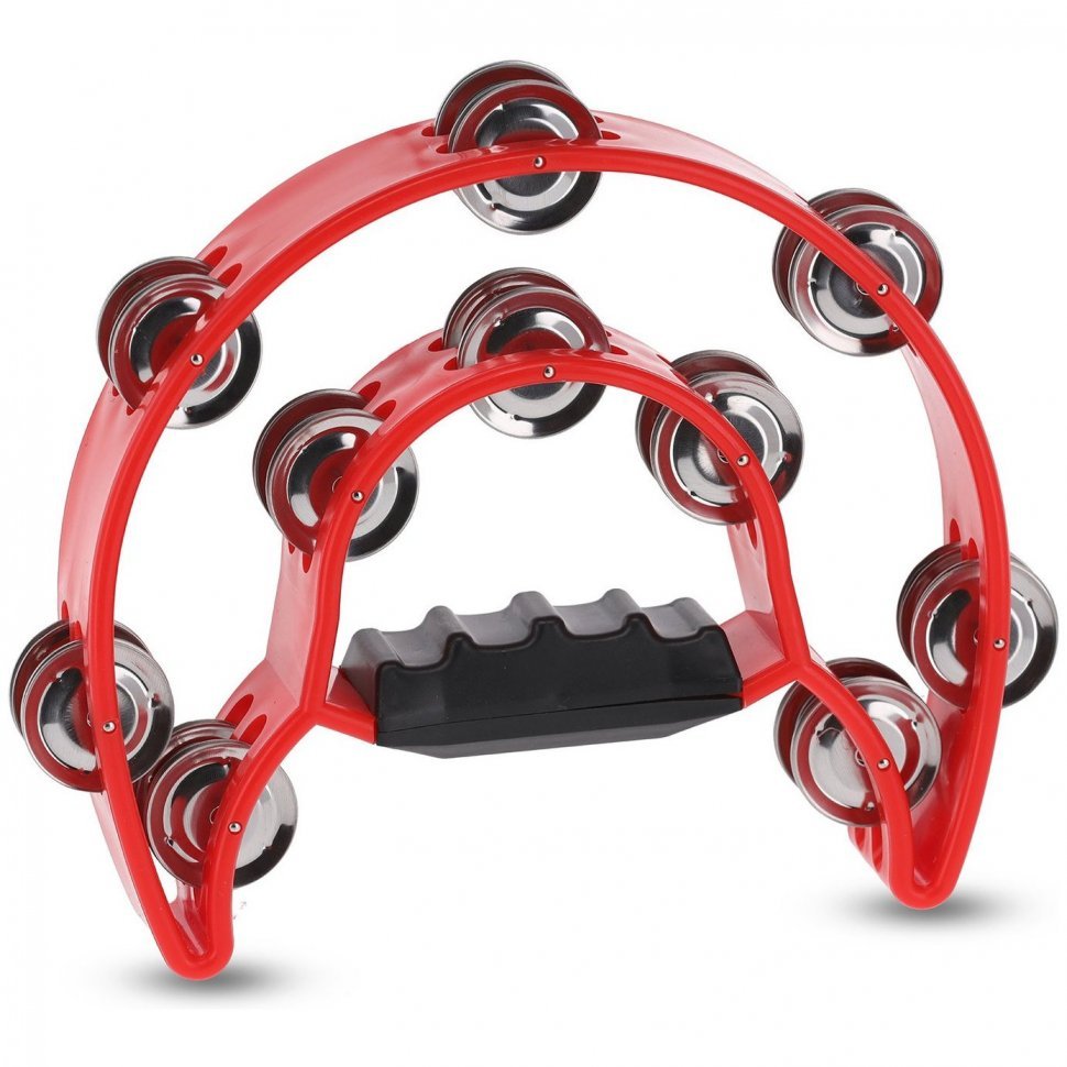 Тамбурин Gewa Jingle Wreath Half Moon 20 jingles Red