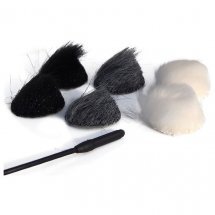 Rycote Overcovers - Mix Colours - 30 x Stickies &amp; 6 x Fur Discs