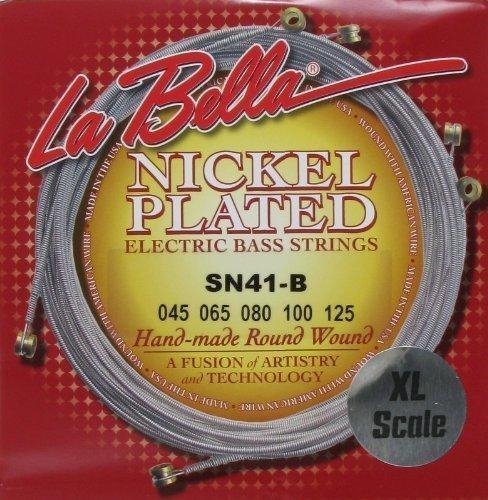 Струны для бас-гитары La Bella Nickel Round Wound SN41B, 45-125 Струны для бас-гитары La Bella Nickel Round Wound SN41B, 45-125