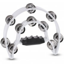 Gewa Jingle Wreath Half Moon 20 jingles White