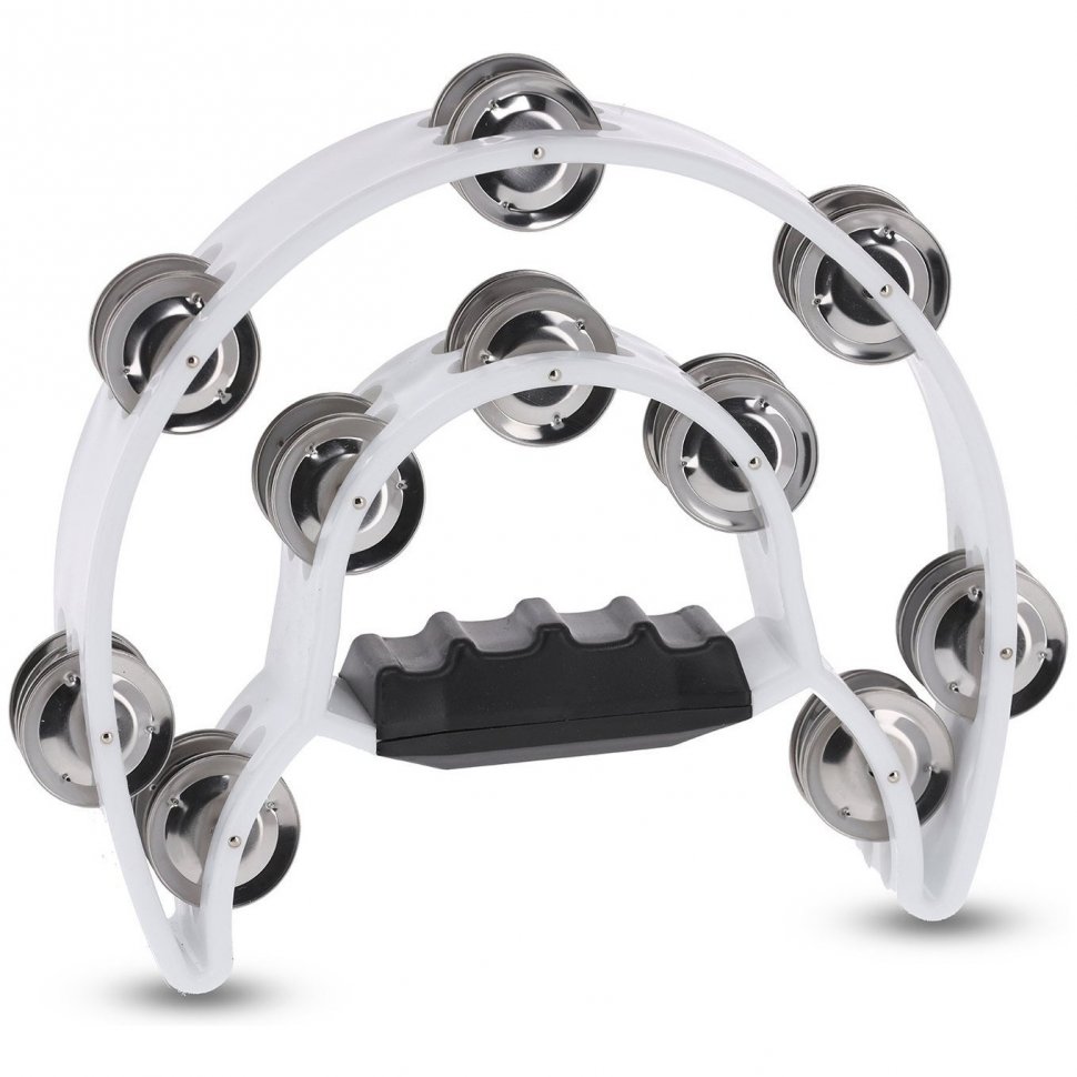 Тамбурин Gewa Jingle Wreath Half Moon 20 jingles White