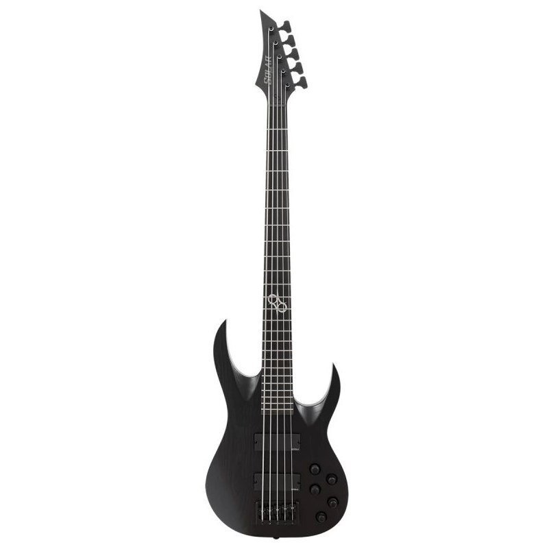 Бас-гитара Solar Guitars AB1.5BOP Black Open Pore Matte