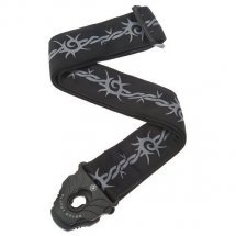 Planet Waves PW50PLA04 Planet Lock Guitar Strap, Barbed Wire