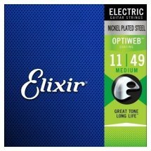 Elixir 19002 Optiweb Nickel Plated Steel Super Light 9-42 (EL OW SL)