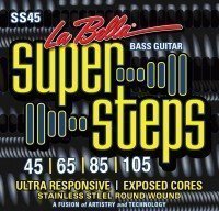 Струны для бас-гитары La Bella Super Steps SS45, 45-105
