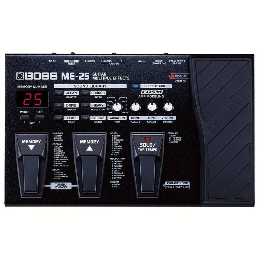 ギター ME-25 Amazon | BOSS Guitar Multiple Effects ギター用マルチ