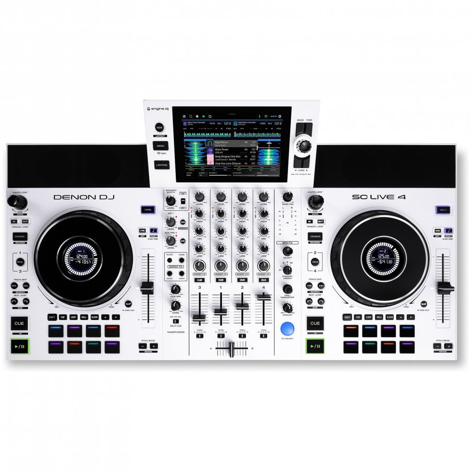 DJ контролер Denon DJ SC Live 4 White